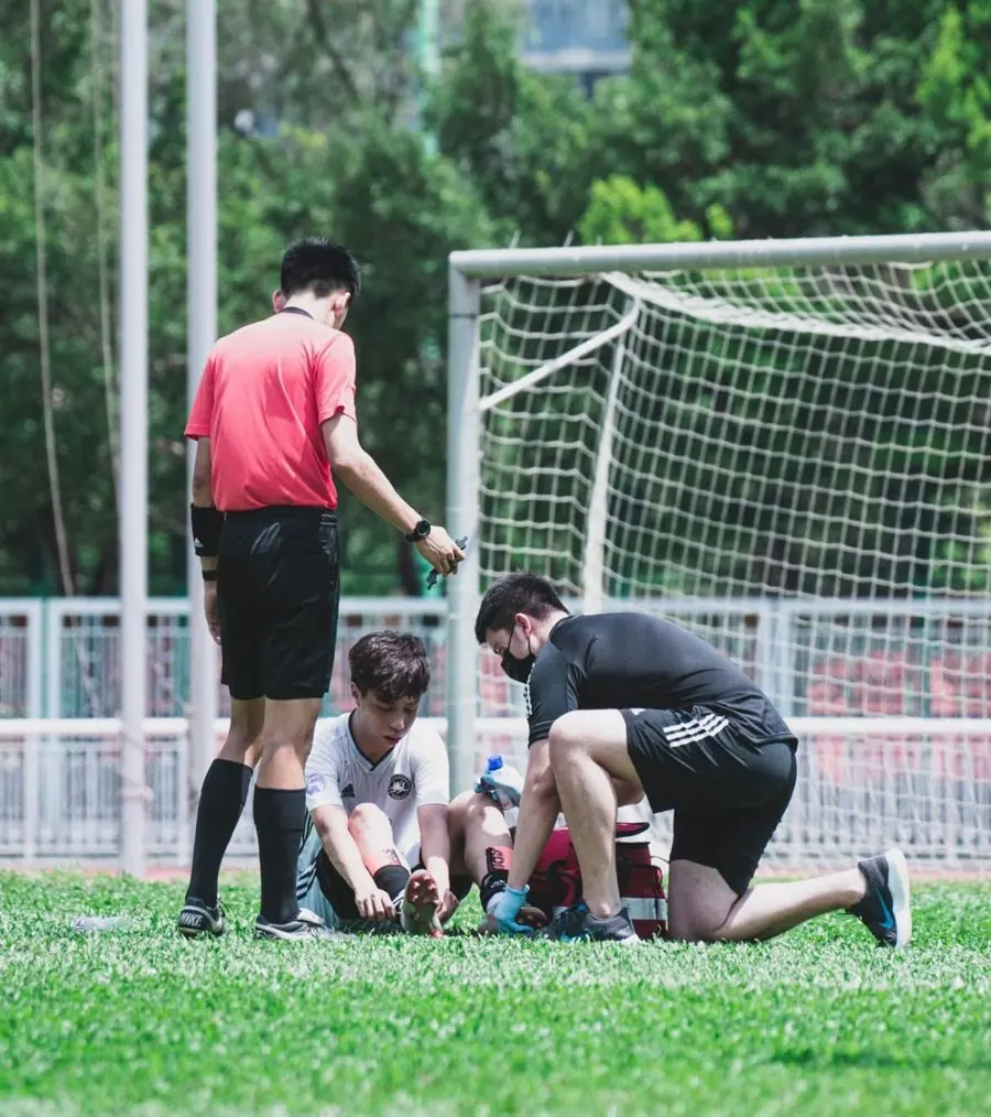 Return to sports physiotherapy on the pitch