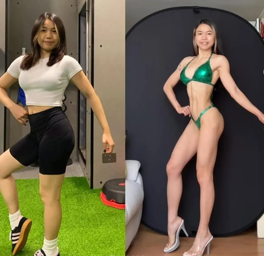 Body transformation before and after